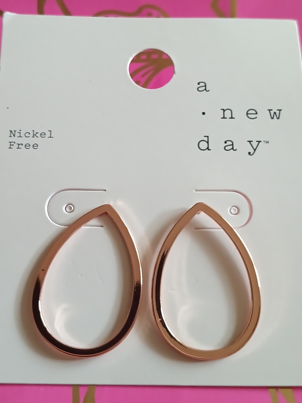 A NEW DAY ROSE GOLD EARRINGS